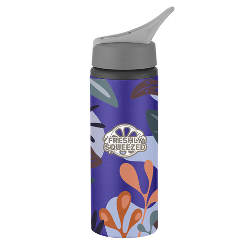25 oz. Full Color Aluminum Bike Bottle Water Bottles Hit Promo Purple Full Color