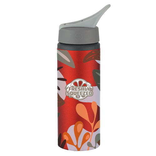 25 oz. Full Color Aluminum Bike Bottle Water Bottles Hit Promo Red Full Color