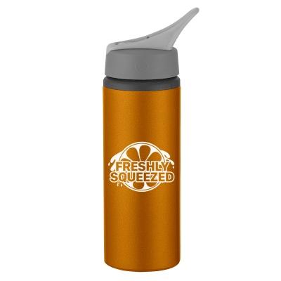 25 oz. Aluminum Bike Bottle Orange Multi Color