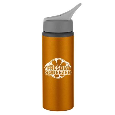 25 oz. Aluminum Bike Bottle Orange Multi Color 