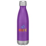 16oz Swiggy Stainless Steel Bottle Water Bottles Hit Promo Purple Multi Color