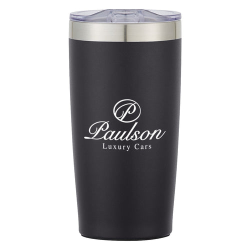 20 oz. Two-Tone Himalayan Tumbler Coffee Mugs Hit Promo Black Multi Color