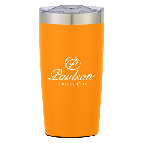 20 oz. Two-Tone Himalayan Tumbler Coffee Mugs Hit Promo Orange Multi Color