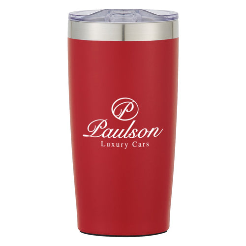 20 oz. Two-Tone Himalayan Tumbler Coffee Mugs Hit Promo Red Multi Color