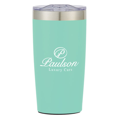 20 oz. Two-Tone Himalayan Tumbler Coffee Mugs Hit Promo Teal Multi Color