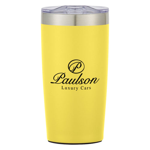 20 oz. Two-Tone Himalayan Tumbler Coffee Mugs Hit Promo Yellow Multi Color