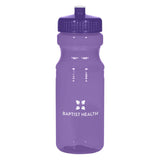 24 oz. Poly-clear™ Fitness Bottle Translucent Purple Multi Color