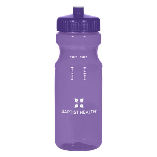 24 oz. Poly-clear™ Fitness Bottle Translucent Purple Multi Color 