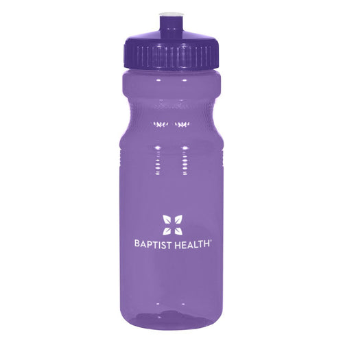 24 oz. Poly-clear™ Fitness Bottle Translucent Purple Multi Color