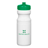 24 oz. Poly-clear™ Fitness Bottle Green Multi Color