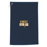 Golf Towel Navy Embroidery