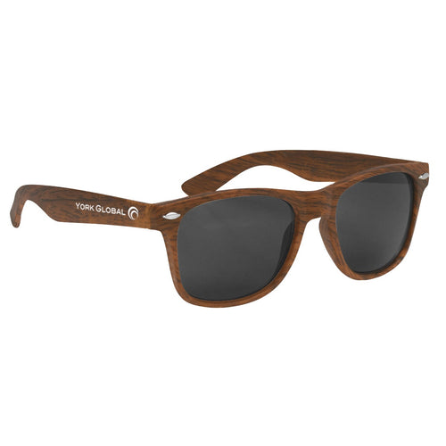 Malibu Sunglasses Sunglasses Hit Promo Woodtone Single Color