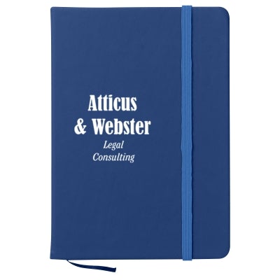 Journal Notebook Notebooks Hit Promo Blue Single Color