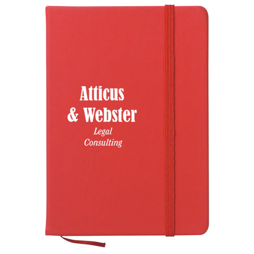 Journal Notebook Notebooks Hit Promo Red Single Color