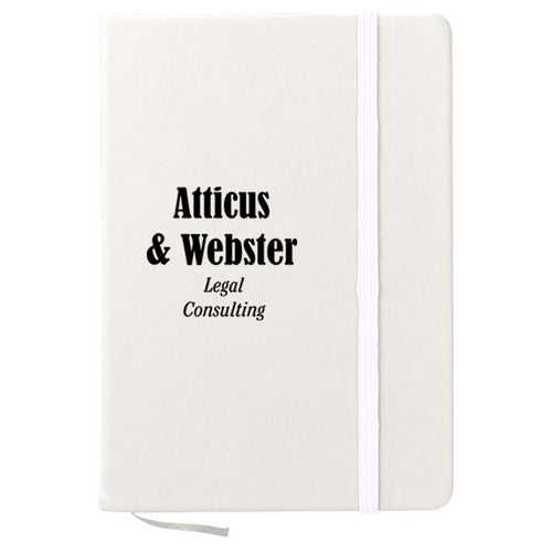 Journal Notebook Notebooks Hit Promo White Single Color