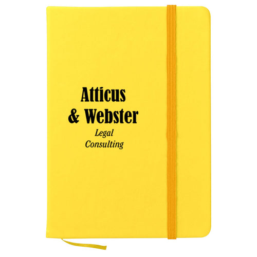Journal Notebook Notebooks Hit Promo Yellow Single Color