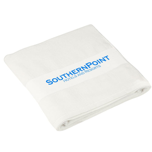 Beach Towel Towels Hit Promo White Single Color