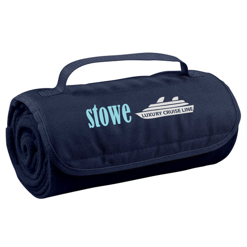 Roll-Up Blanket Blankets Hit Promo Dark Blue Multi Color