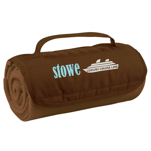 Roll-Up Blanket Blankets Hit Promo Brown Multi Color