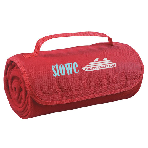 Roll-Up Blanket Blankets Hit Promo Red Multi Color