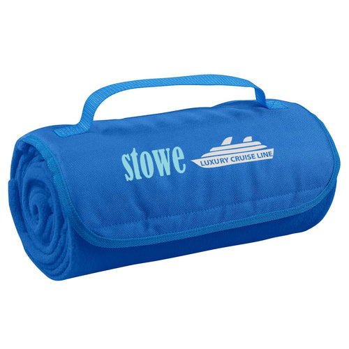 Roll-Up Blanket Blankets Hit Promo Royal Blue Multi Color