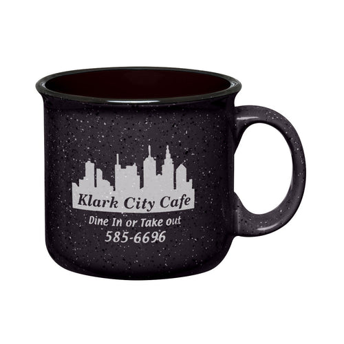 15oz Campfire Mug Coffee Mugs Hit Promo Black Single Color 