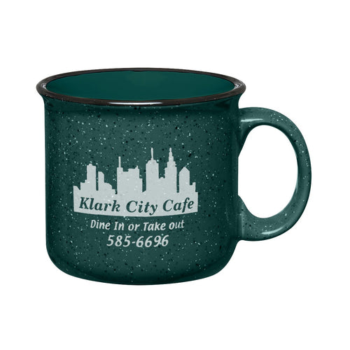 15oz Campfire Mug Coffee Mugs Hit Promo Green Single Color 