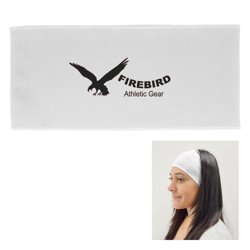 Cooling Headband White Single Color
