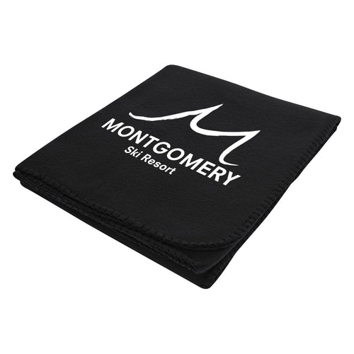 Filmore Fleece Blanket Black Single Color