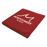 Filmore Fleece Blanket Red Single Color