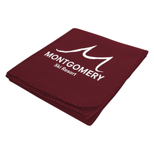 Filmore Fleece Blanket Wine Single Color