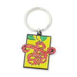 Custom Glitter Enamel Keychains Custom Keychains WizardPins