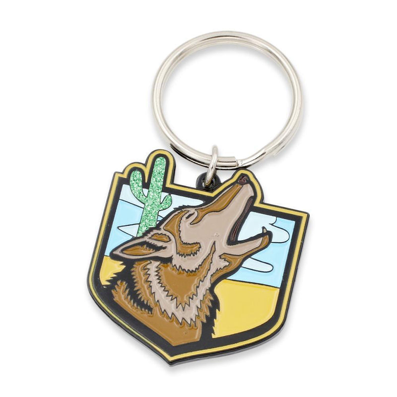 Custom Glitter Enamel Keychains Custom Keychains WizardPins
