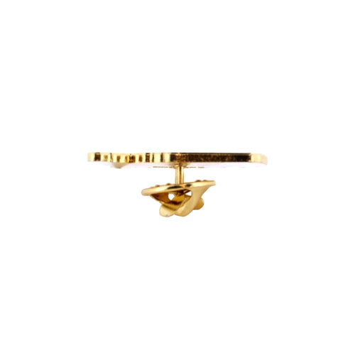 Made in USA Gold United States Outline American Flag Patriotic Lapel Pin Pin WizardPins 10 Pins