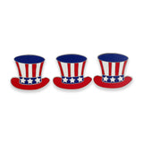American Flag Uncle Sam Hat Enamel Lapel Pin Pin WizardPins 5 Pins