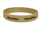 Custom Printed Wristband Antique Gold 0.75 