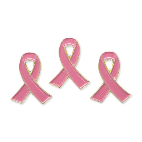 Breast Cancer Awareness Pin Gold Enamel Lapel Pin Pin WizardPins 5 Pins