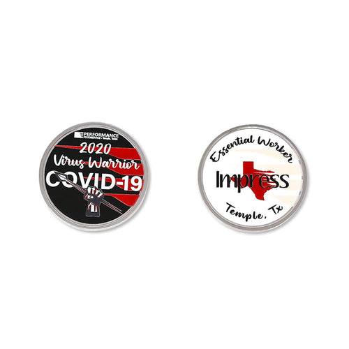 Custom Made in USA Dimensionally Printed Coins Custom Coins WizardPins