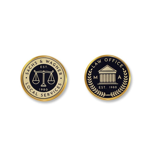 Custom Made in USA Dimensionally Printed Coins Custom Coins WizardPins