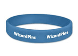 Custom Printed Wristband Cool Blue 0.75