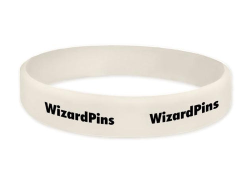 Custom Printed Wristband Cream 0.75