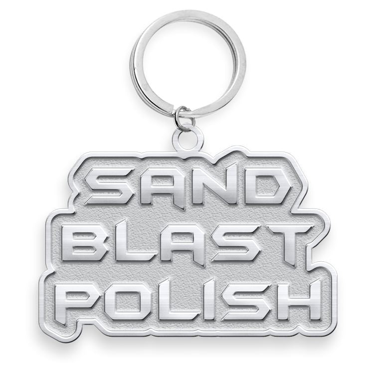 Custom Die Struck Sandblast Polish Keychains Custom Keychains WizardPins