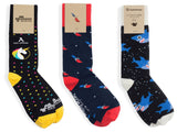 Cotton Crew Socks Custom Top Wrap Multi Color