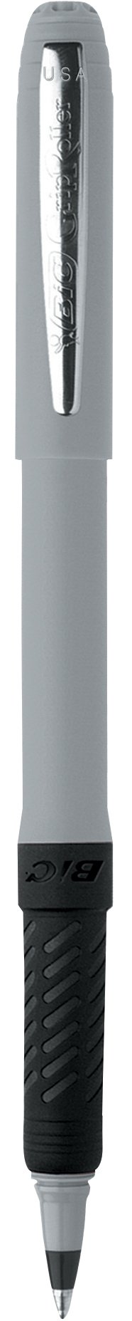 BIC® Grip Roller Pen Light Gray Single Color