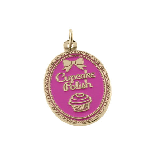 Custom Soft Enamel Charm Gold 0.75 Inches Jumpring