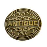 Custom Die Struck Pins Custom Pins WizardPins Die Struck .75 inch PVC