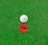 Soft Enamel Golf Ball Marker Golf Ball Markers WizardPins .75 inch