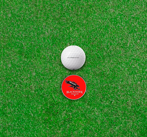 Soft Enamel Golf Ball Marker Golf Ball Markers WizardPins .75 inch