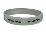 Custom Printed Wristband Heather Grey 1 (Extra Wide)