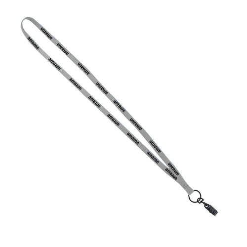 Tubular Lanyards Lanyards WizardPins 1 inch Bulldog Clip